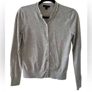 J. Crew Heather-Grey Cardigan